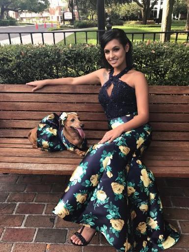 Teen Makes Matching Prom Dress For Precious Rescue Dog