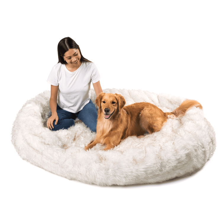 PupCloud™ Human Size Dog Bed + FREE Matching Waterproof Blanket