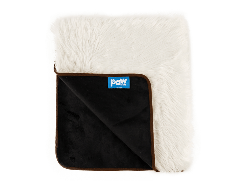 Paw.com x BarkBox PupProtector™ Waterproof Throw Blanket - Polar White