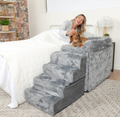 Dog Bedside Sleeper Crate Kit & Stairs