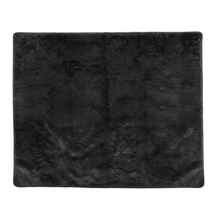 Paw.com x BarkBox PupProtector™ Short Fur Waterproof Throw Blanket - Midnight Black