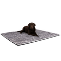 PupRug™ Luxe Orthopedic Runner Bed + Matching Waterproof Blanket  Bundle - Ultra Soft Chinchilla