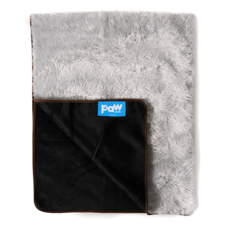 Paw.com x BarkBox PupProtector™ Short Fur Waterproof Throw Blanket - Grey