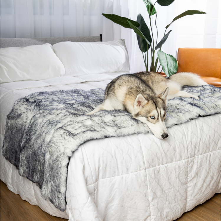 PupProtector™ Luxe Waterproof Bed Runner - Ultra Plush Arctic Fox