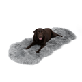 PupRug™ Orthopedic Runner Bed + Matching Waterproof Blanket Bundle - Charcoal Grey