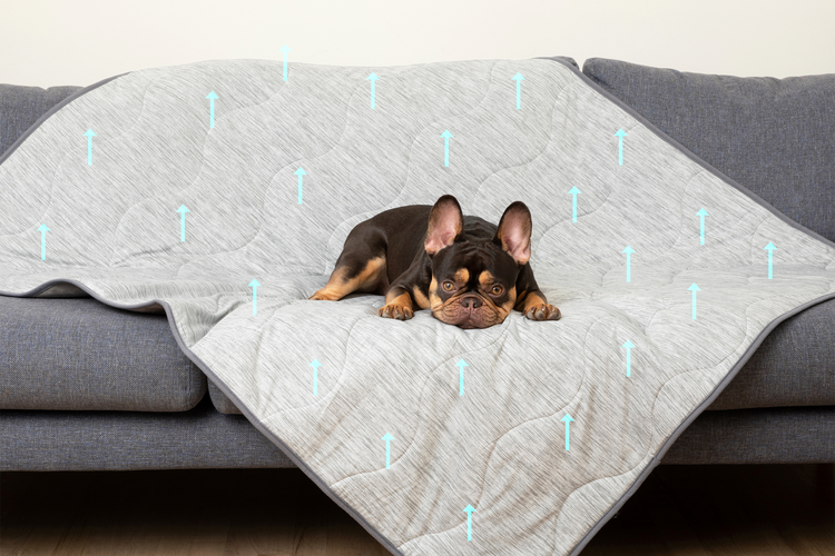 PupChill™ Cooling Waterproof Blanket - Arctic Grey