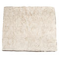 Paw.com x BarkBox PupProtector™ Waterproof Throw Blanket - White with Brown Accents