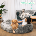 PupCloud™ Human Size Dog Bed + FREE Matching Waterproof Blanket