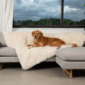 PupProtector™ Luxe Waterproof Faux Fur Blanket - Plush Sheep Ivory