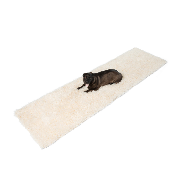 PupProtector™ Luxe Waterproof Bed Runner - Plush Sheep Ivory