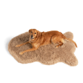 PupRug™ Luxe Faux Fur Orthopedic Dog Bed Cover - Plush Sheep Tan (Bed Not Included)