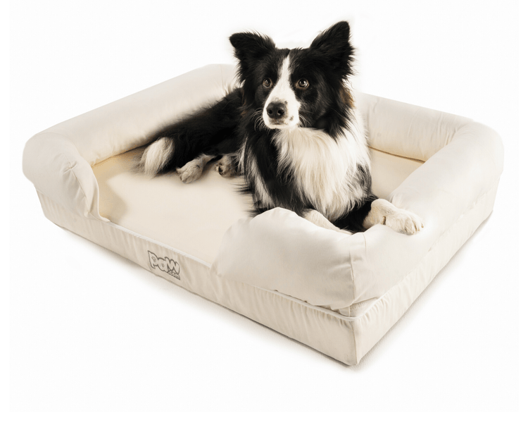 PupLounge™ Memory Foam Dog Bed Cover - White (Bed Not Included)