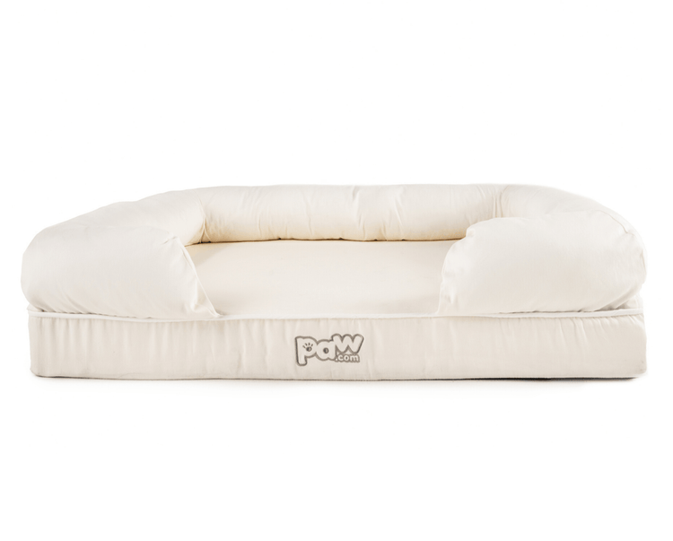 PupLounge™ Memory Foam Dog Bed Cover - White (Bed Not Included)