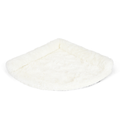 PupRug™ Memory Foam Corner Dog Bed - Polar White