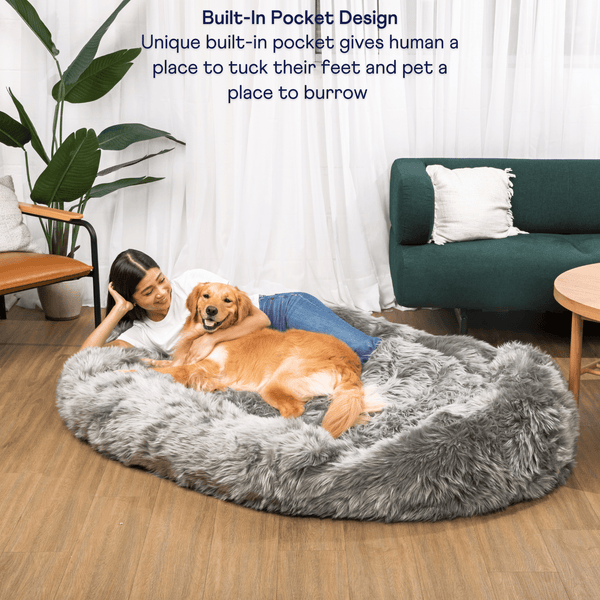 PupCloud™ Human Sized Dog Bed - Charcoal Grey – Paw.com