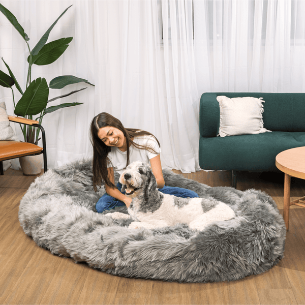 PupCloud™ Human Sized Dog Bed - Charcoal Grey – Paw.com