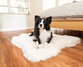 Free PupRug™ Animal Print Memory Foam Dog Bed Cover - Polar Bear Faux Hide (Bed Not Included)