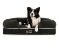 PupLounge™ Memory Foam Dog Bed Cover - Charcoal Grey (Bed Not Included) - Small