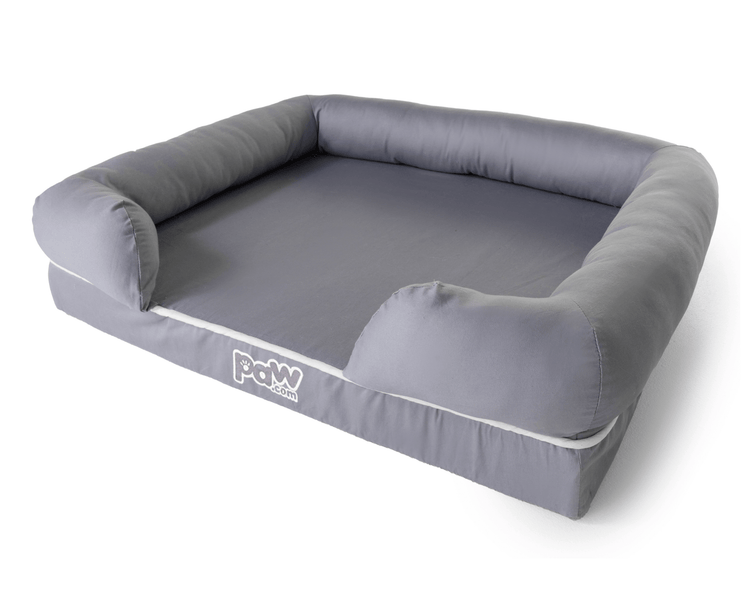 PupLounge™ Memory Foam Dog Bed Cover - Original Grey (Bed Not Included)