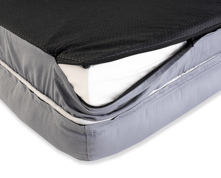 PupLounge™ Memory Foam Dog Bed Cover - Original Grey (Bed Not Included)